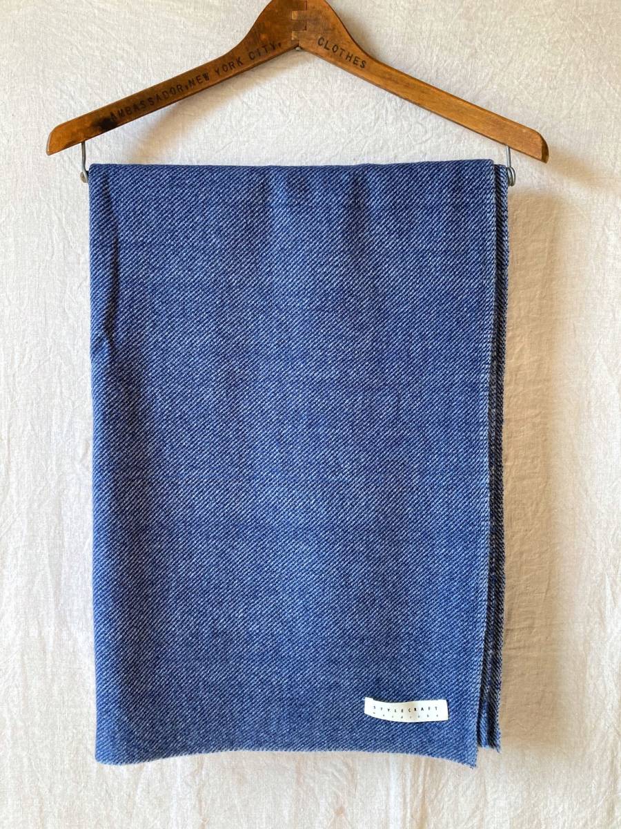 ★STYLE CRAFT WARDROBE STOLE #3 スタイルクラフト ワードローブ ストール マフラー カシミヤ ユニセックス jujudhau ズーズーダウ★_画像1