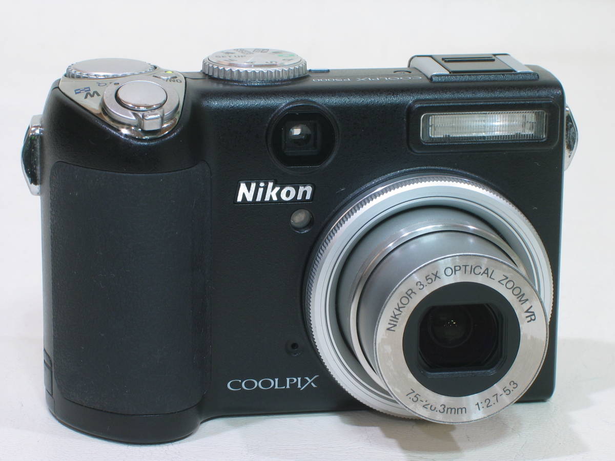 【ラッピング不可】  即決！　1000万画素　Nikon　COOLPIX P5000　ブラック　#20304063 ニコン