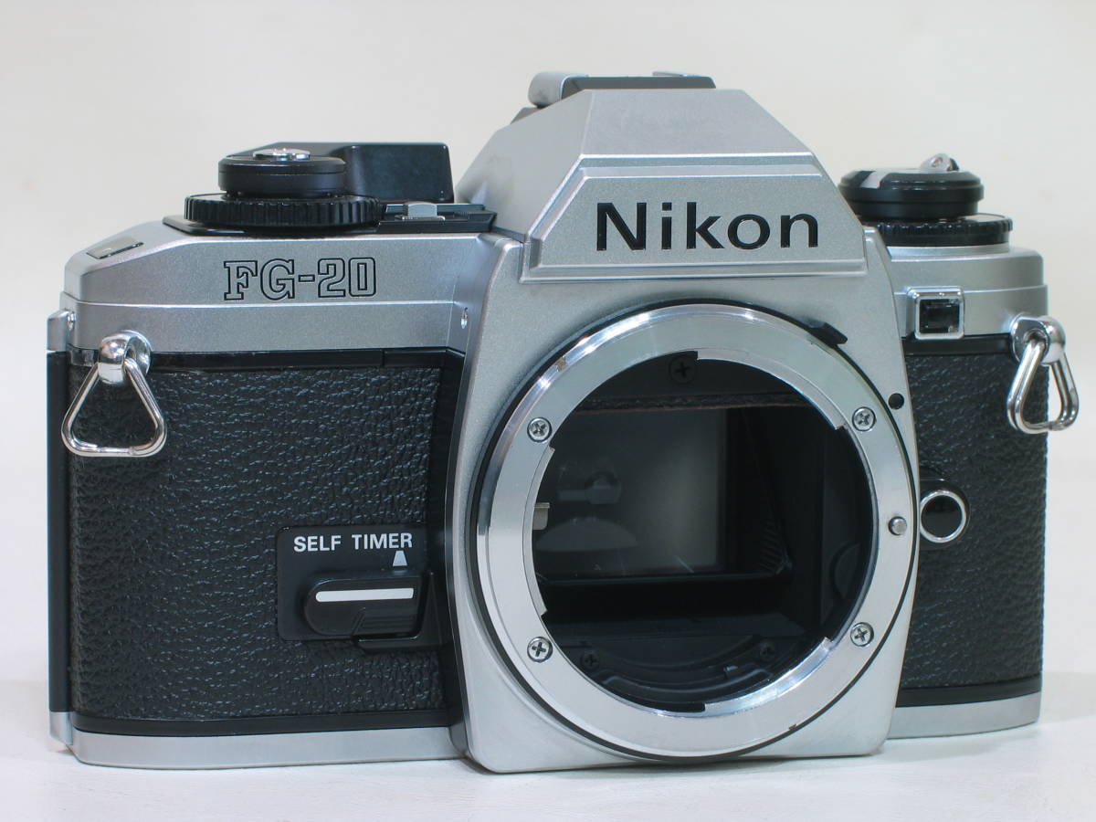 #即決 Nikon FG-20 シルバー 外観極上 ミラーモルト交換済 #3276979