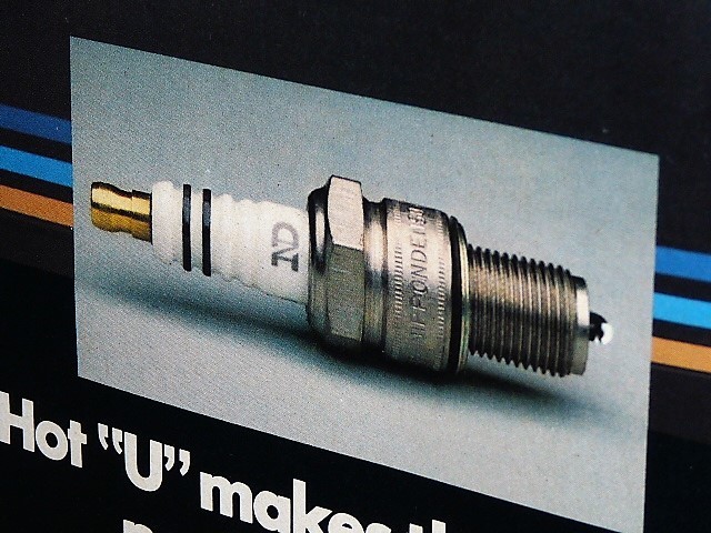 1979年 USA '70s 洋書雑誌広告 額装品 Nippondenso 日本電装 デンソー スパークプラグ / 検索用 Suzuki GS-1000 スズキ ( A4サイズ ）の画像4