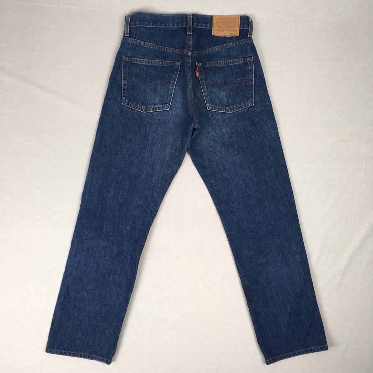 【80s】Levi's リーバイス 502 BIG'E' 日本製 86年 デニム パンツ ジーンズ W28 L33 ジップフライ セルビッチ 赤耳 隠しリベット_画像2