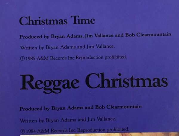 ヤフオク Bryan Adams Christmas Time 30 レコード ブ ヤフオク Bryan Adams Christmas Time 30 レコード ブ
