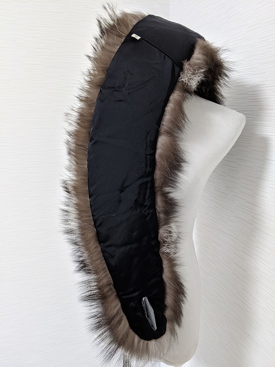 【送料無料】A106　SAGA　FOX　サガフォックス　毛皮　リアルファー　ショール　ストール　ケープ　ティペット　大き目　和装　洋装