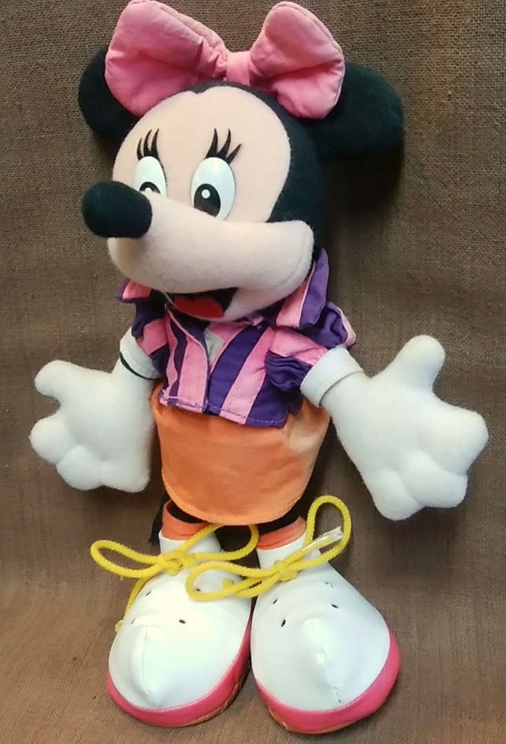  retro that time thing Japan Air Lines JAL Disney Minnie Mouse soft toy total length approximately 26cm outside fixed form postage 350 jpy 