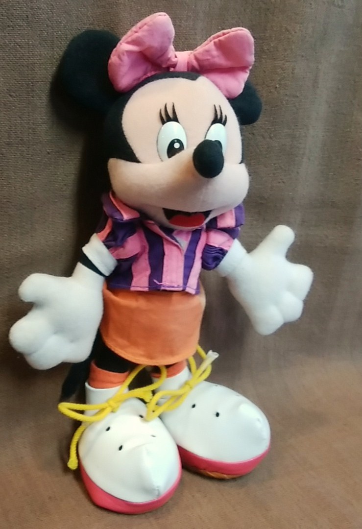  retro that time thing Japan Air Lines JAL Disney Minnie Mouse soft toy total length approximately 26cm outside fixed form postage 350 jpy 