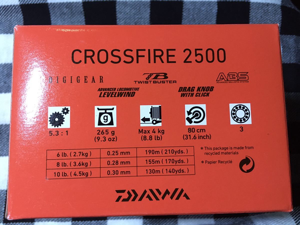 ダイワ　クロスファイヤー2500 未使用　無料発送_画像2