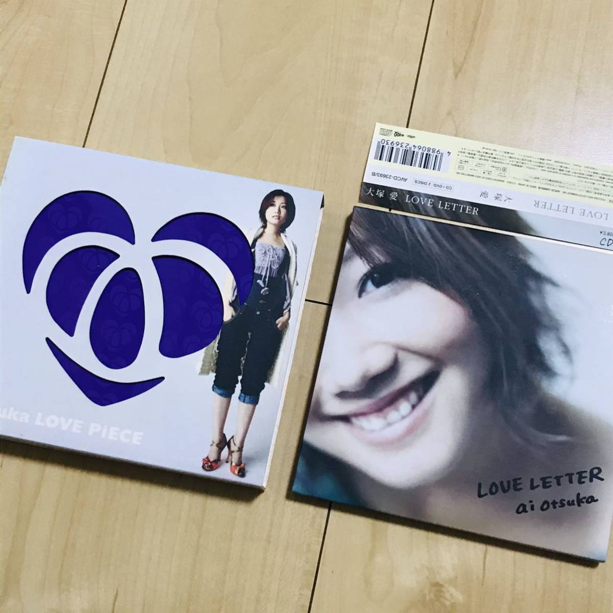 大塚愛　LOVE PIECE/LOVE LETTER セット　CD+DVD 2枚組_画像1