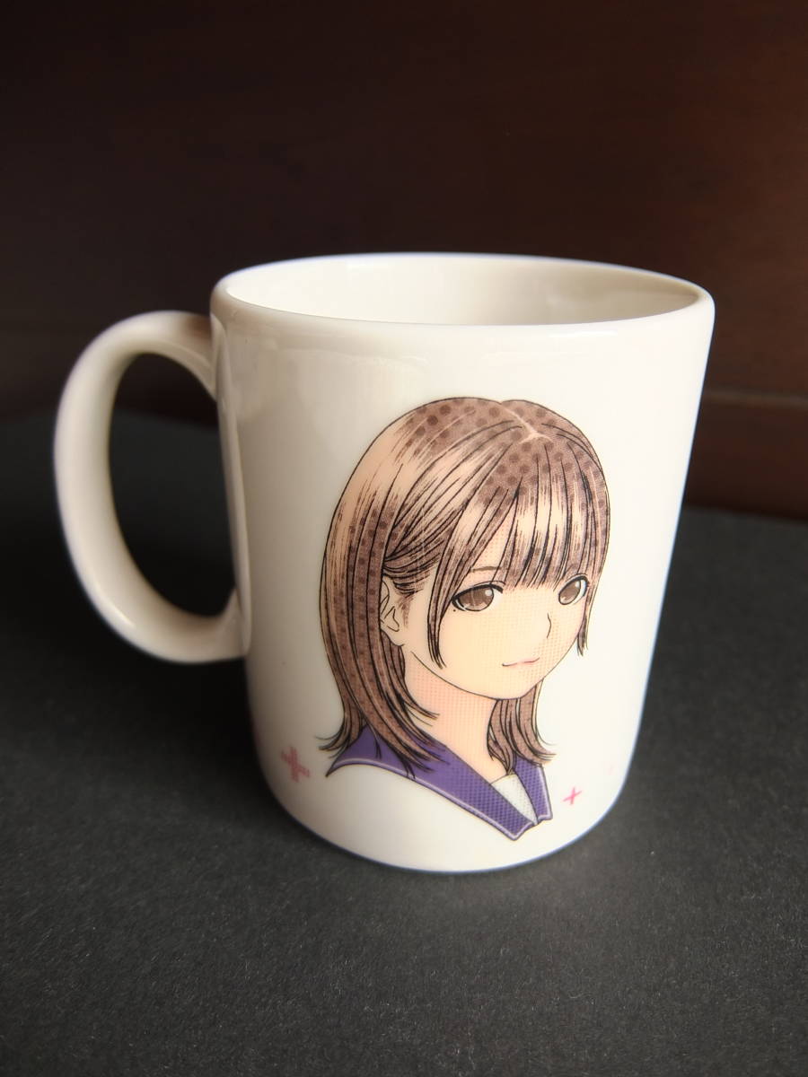 Love Plus Sonagasaki Nene Cup Cush Kiss Mark Print Design Cop Lip Mark Design Pottery