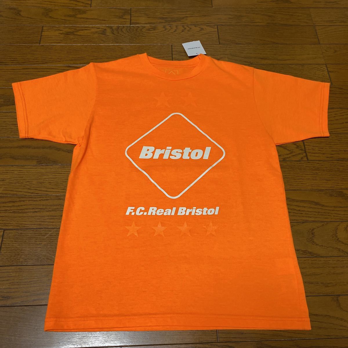 ③19aw新品FCRBエンブレムTシャツSオレンジSbistolブリストルスウェットシャツPDKジャケットジャージUESOPH sophnetソフネットカットソー_画像7