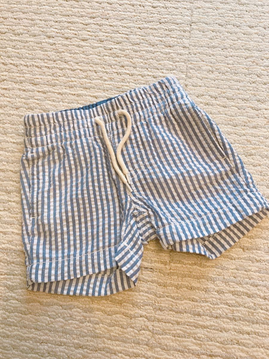 Baby GAP 白色 長袖ロンパース デニムスカート 70-80サイズ