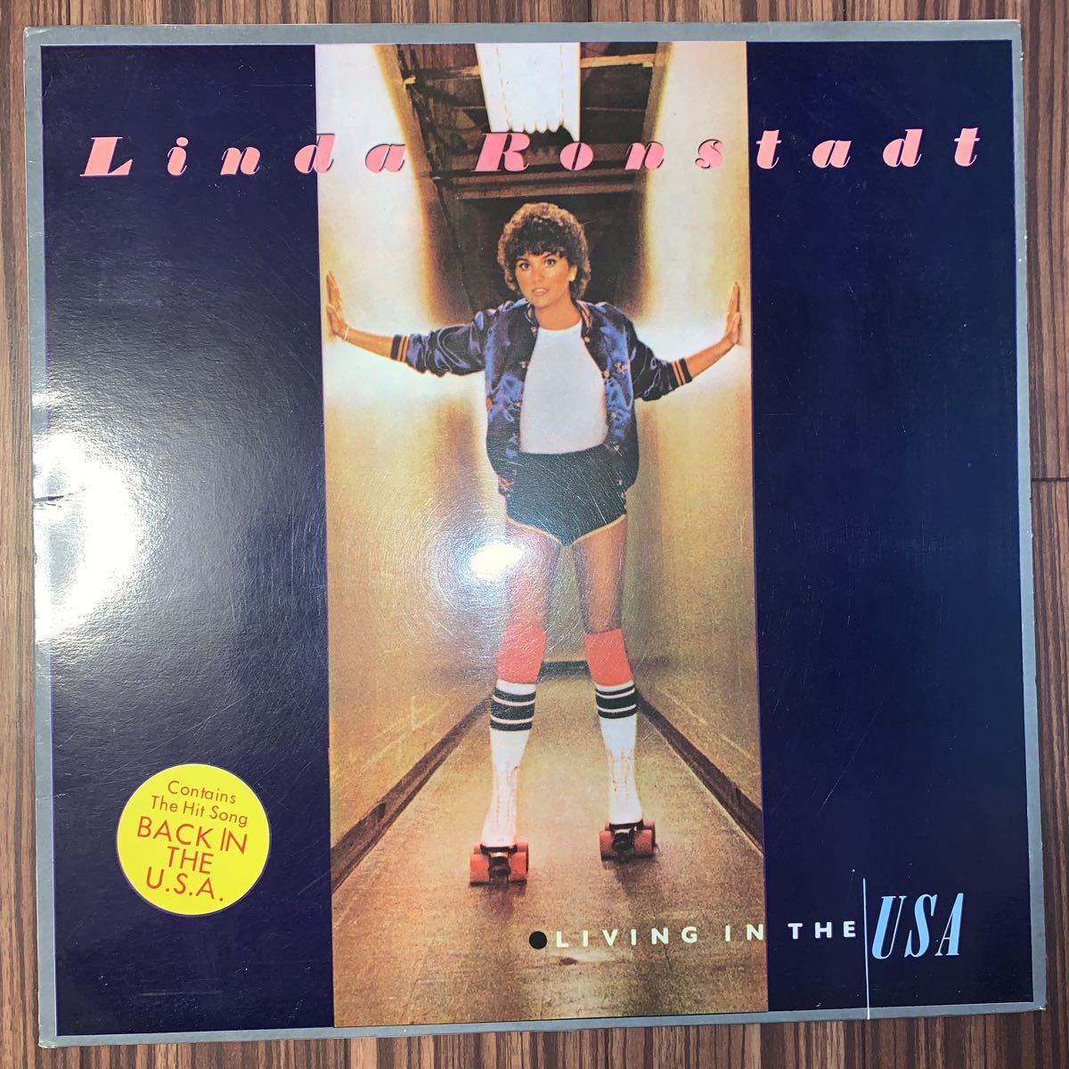 韓国盤 KOREA LP/リンダ・ロンシュタット LINDA RONSTADT / ミス・アメリカ LIVING IN THE USA /OLW-051_画像2