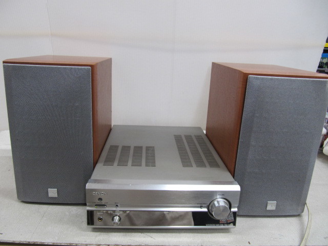  excellent goods!DENON PMA-201SA height sound quality height performance pre-main amplifier + speaker sc-ME55 Denon 