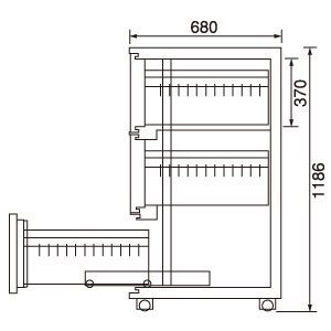  new goods prompt decision free shipping ( car on delivery ) diamond safe enduring fire cabinet DSF680-3K key type free shipping 