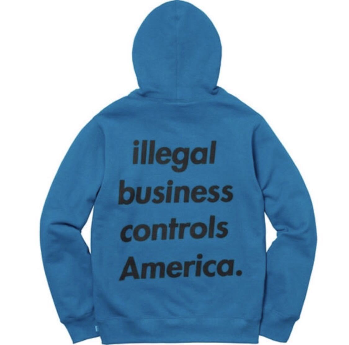 SUPREME 18SS Illegal Business Hooded Sweatshirt L シュプリーム 