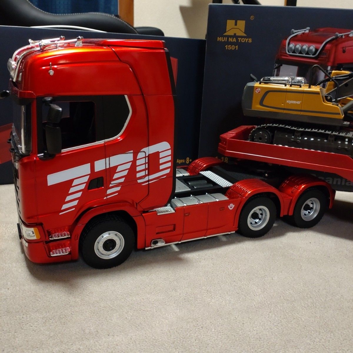 スカニア SCANIA 770 トレーラー ラジコン バッテリー2本付属 スカニア