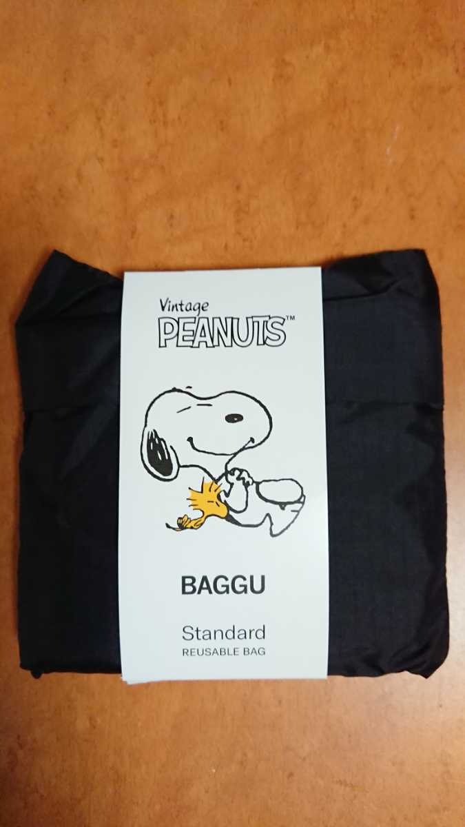 [新品・未使用品]くPLAZA MINiPLA限定＞エコバッグ/マイバッグ/トートバッグ スヌーピー BAGGY for PEANUTS スタンダード クロスワード_画像4