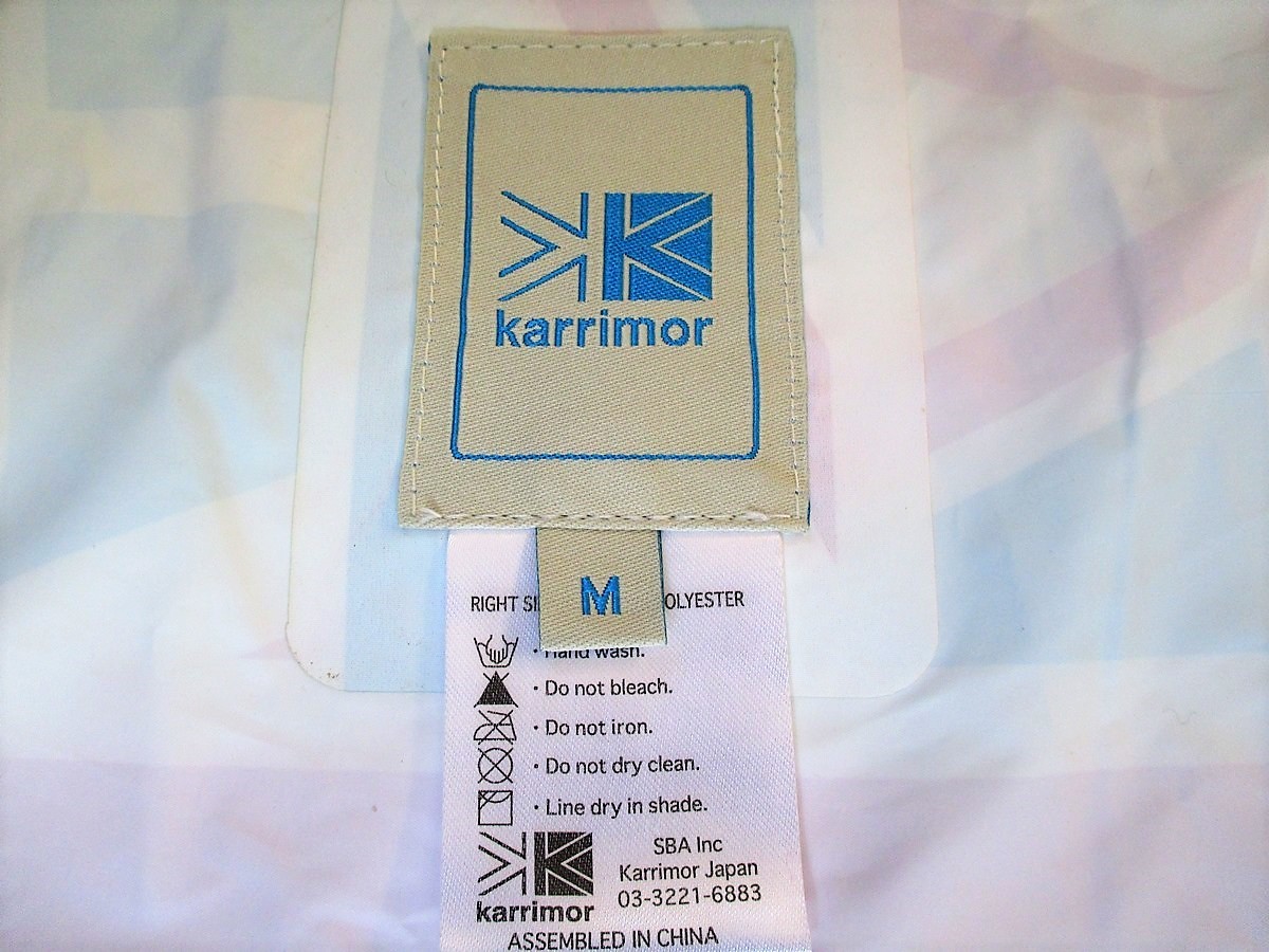 [bjl]/[karrimor Karrimor poncho with a hood Union Jack pattern M size ]/ rainwear -, raincoat, rain poncho 