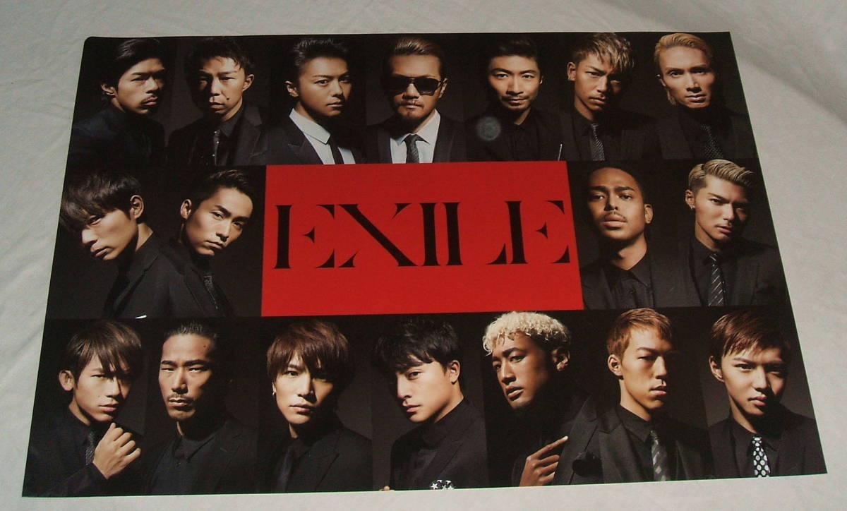 EXILE 非売品Ｂ２ポスター ( ATSUSHI TAKAHIRO AKIRA MAKIDAI USA HIRO