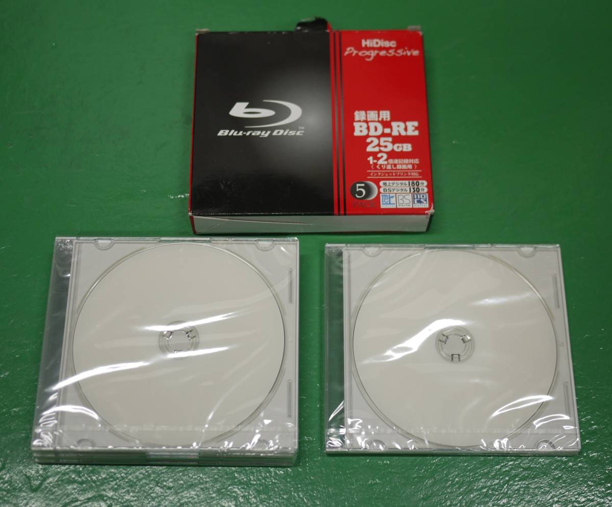 未開封新品 磁気研究所 繰り返し録画用 ブルーレイ ディスク BD-RE 25GB 2倍速 HDP BDRE2X5P 7枚 ワイドプリンタブル対応 _画像1