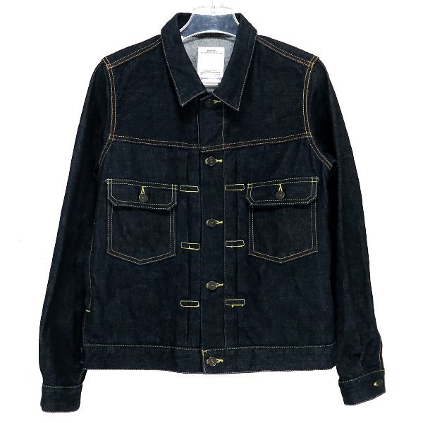 人気提案 VISVIM インディゴ ブルゾン アウター アンウォッシュド