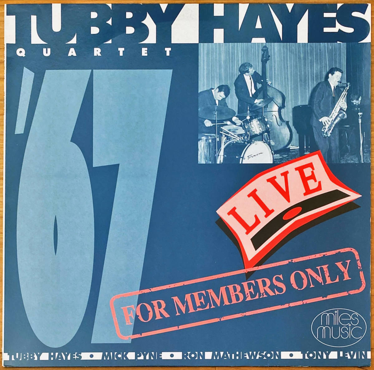 試聴●Tubby Hayes Quartet●キラーハードバップジャズ『Dear John B』ファンキー・ジャズ『Finky Minky』他最高の一枚_画像1