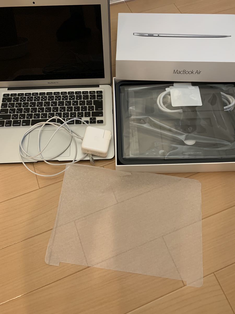 超歓迎された Air MacBook 13インチ Core 充電54回 美品 プロテクター