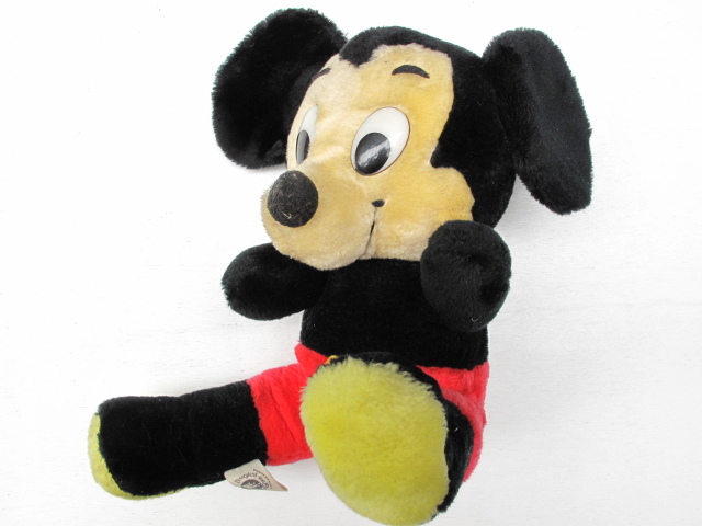 ヤフオク! - Mickey Mouse ミッキーマウス ぬいぐるみ 90年代
