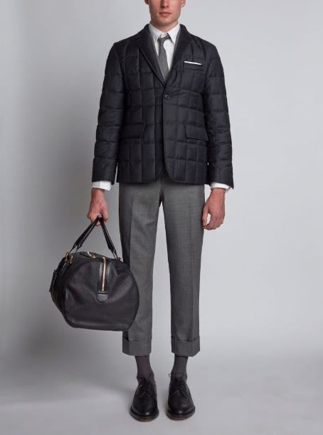 美品 国内正規 19AW THOM BROWNE トムブラウン キルト ダウン スーパー