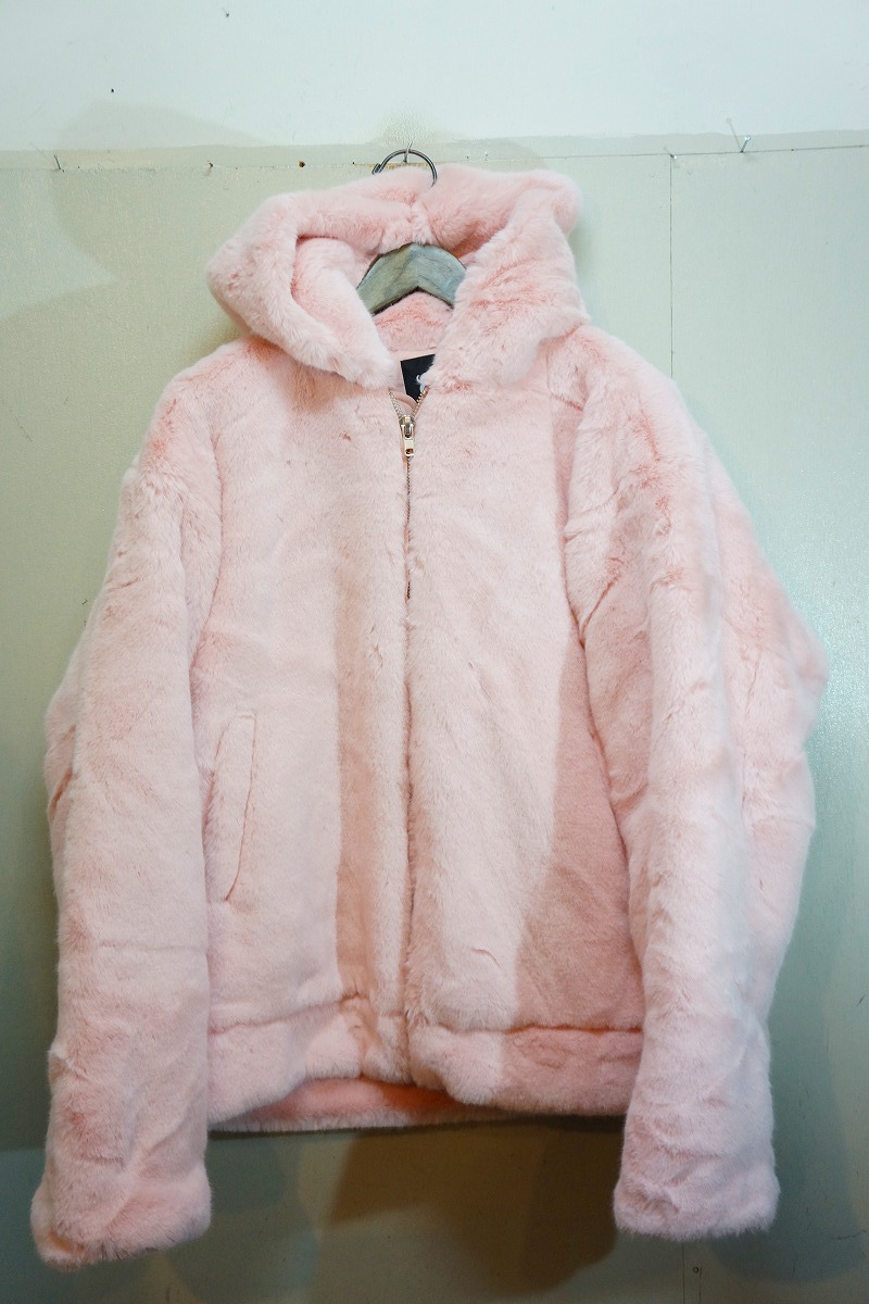 EXAMPLE/エグザンプル/FUR ZIP JACKET-