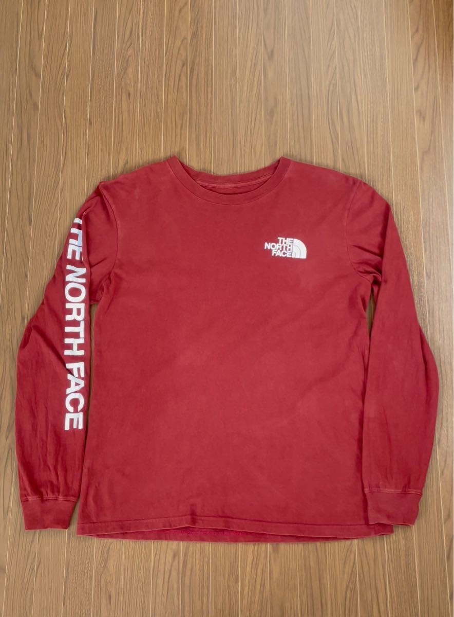 【送料無料】THE NORTH FACE ザノースフェイス US限定ロンT 長袖tシャツ ロングスリーブ メンズM 長袖シャツ