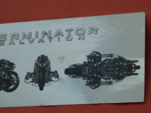 ** очень редкий!2009 год TERMINATOR SALVATION Terminator 4 открытка ( не продается )**