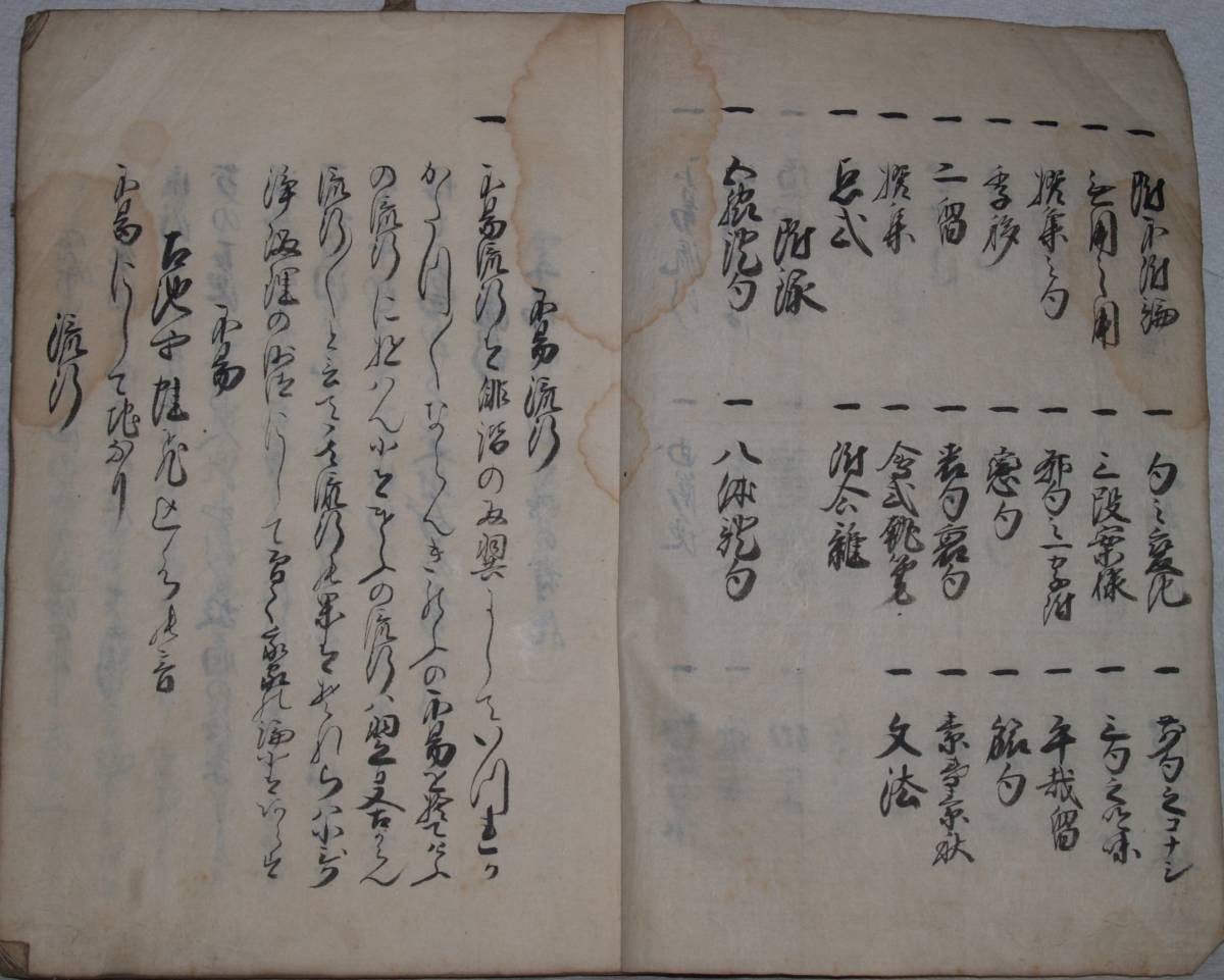 俳諧秘伝書　【松木淡々 著？山中時風 写？推測】天明八年写_画像3