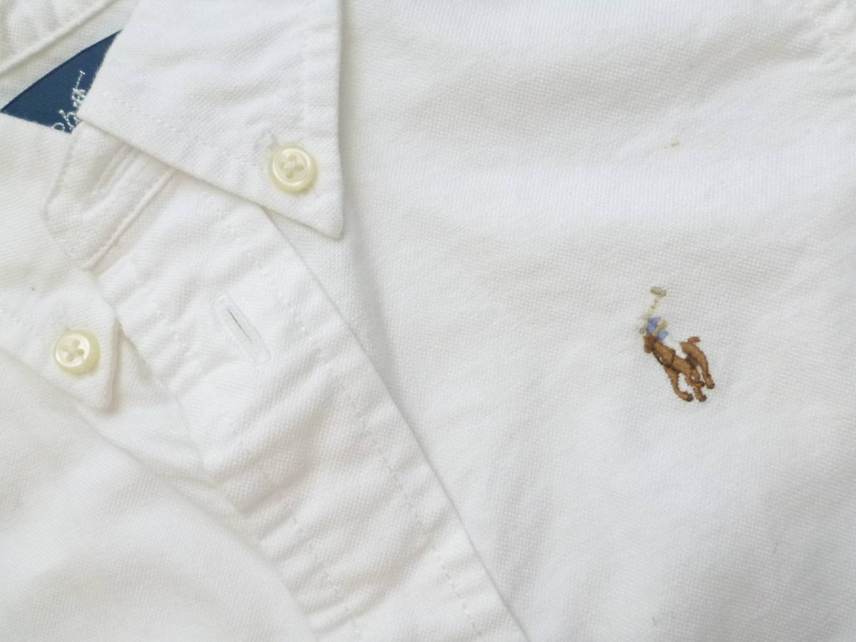 美品　ラルフローレン　白ホワイト　半袖シャツ　90_画像3