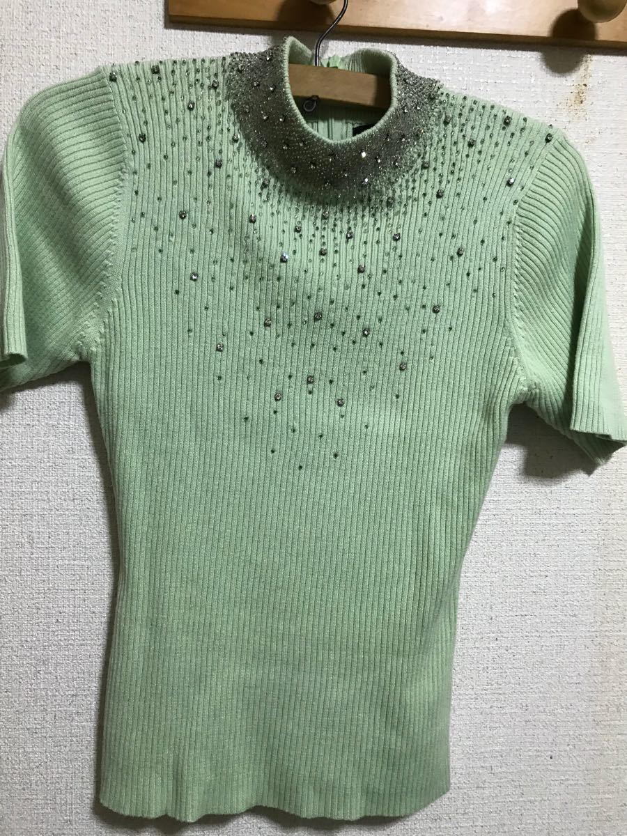 RICH SHADE ニット トップス ビーズ ビジュー