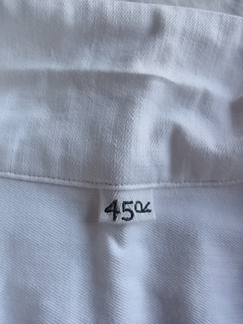 45rpm フォーティー ファイブ　オープンカラー　ビッグシルエット ホワイトシャツ　サイズ2　日本製　_画像3