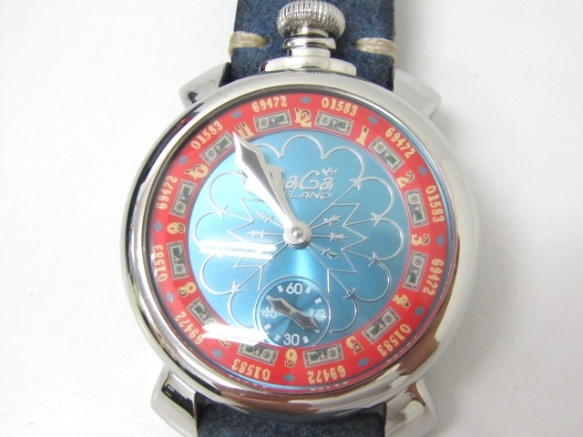 GaGa MILANO ガガミラノ マヌアーレ48MM ラスベガス 世界限定300本 メンズ腕時計 5010.LAS VEGAS.02♪SB3601_画像2