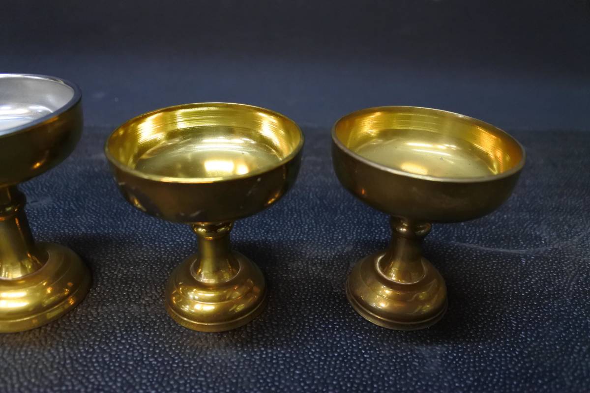 収集品 真鍮製仏器 まとめ売り サイズ混合 5個 仏具 仏壇 状態良好 仏 収集品 真鍮製仏器 まとめ売り サイズ混合 5個 仏具 仏壇 状態良好 仏