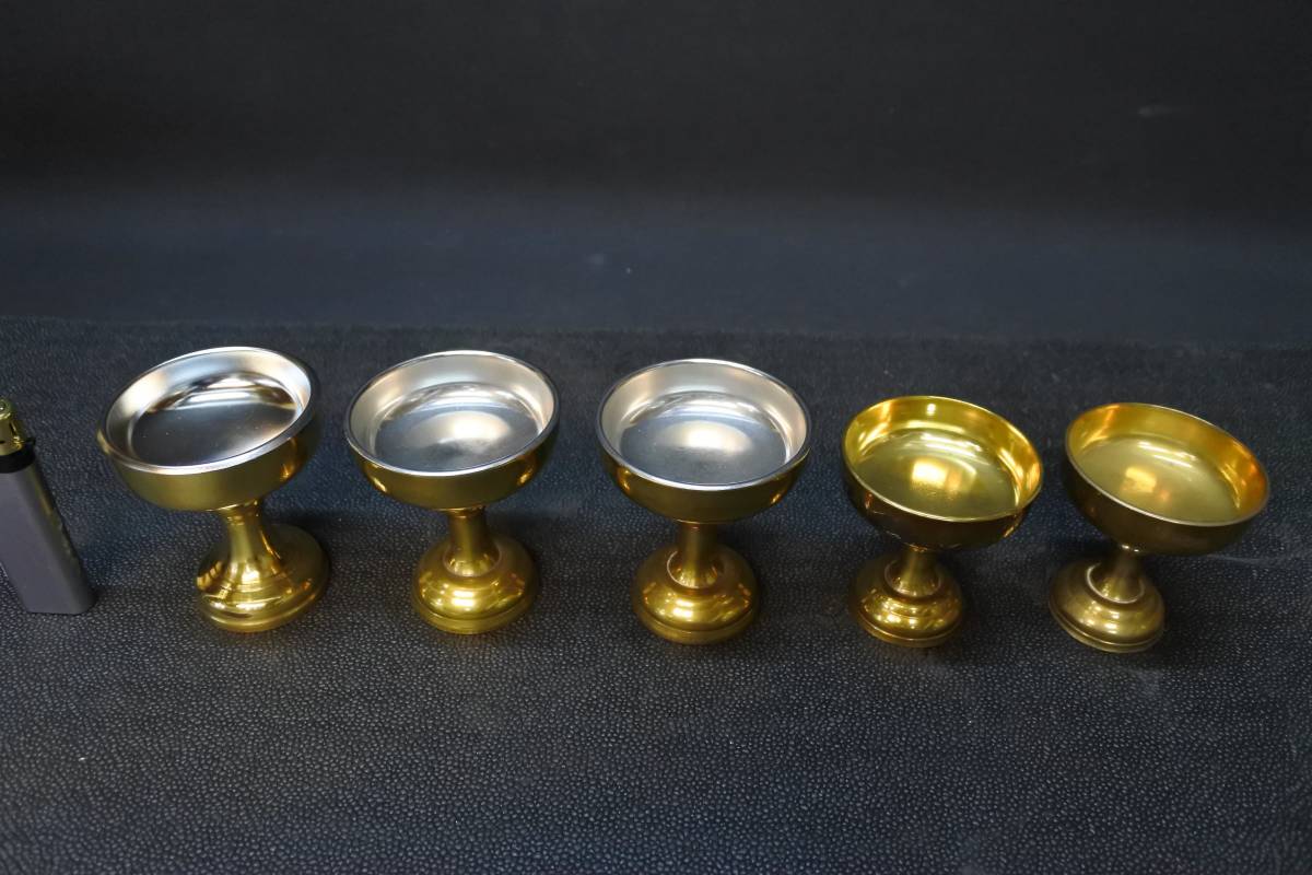収集品 真鍮製仏器 まとめ売り サイズ混合 5個 仏具 仏壇 状態良好 仏 収集品 真鍮製仏器 まとめ売り サイズ混合 5個 仏具 仏壇 状態良好 仏