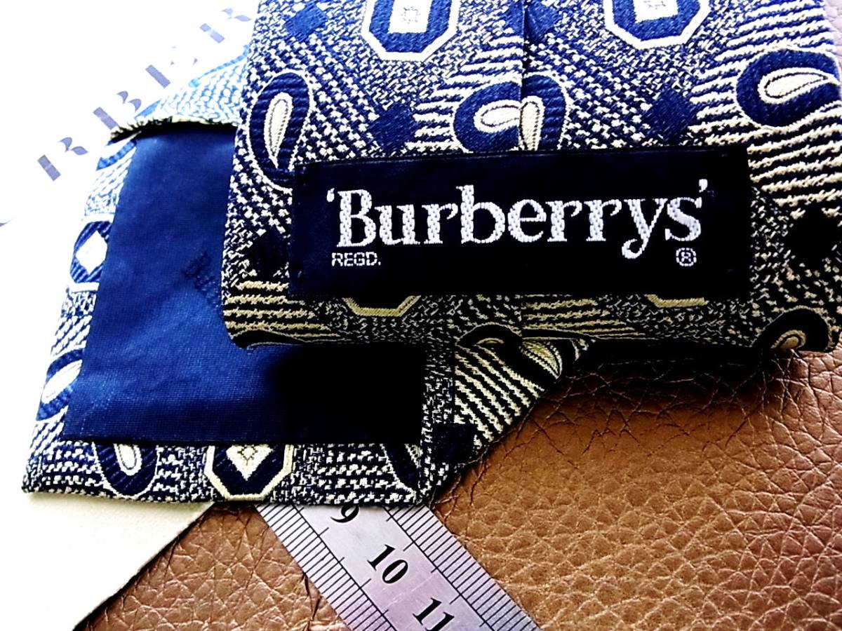 !Nr2827* beautiful goods Burberry [ embroidery * Logo go in *peiz Lee ] necktie 