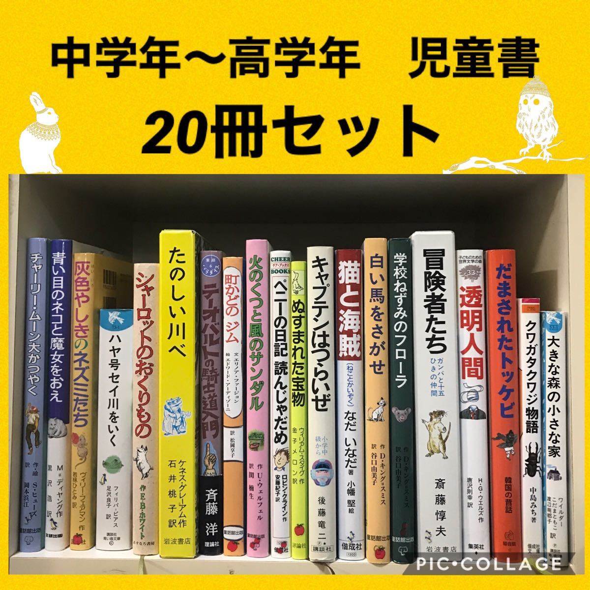 児童書　中学年　高学年　19冊 セット　まとめ　良書　選定書　美品　童話館ぶっくくらぶ　配本  20冊