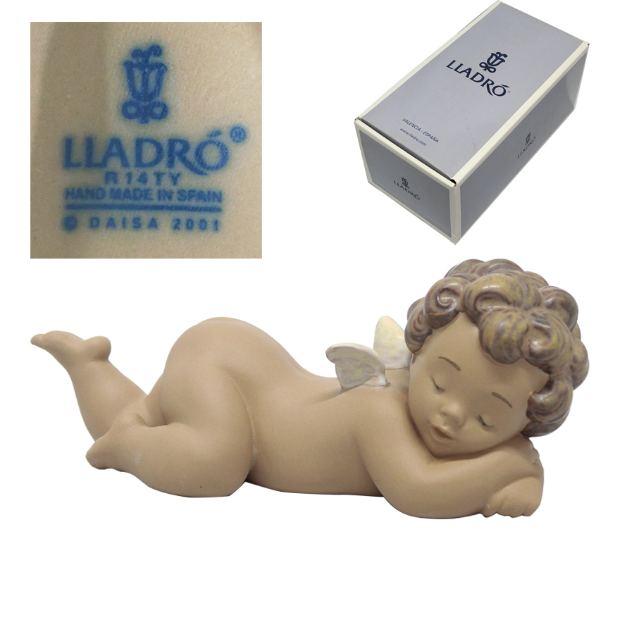 リヤドロ（lladro）グレス 「夢見るケルブ」　 010.12449　フィギュリン　箱付き　t-102_画像1