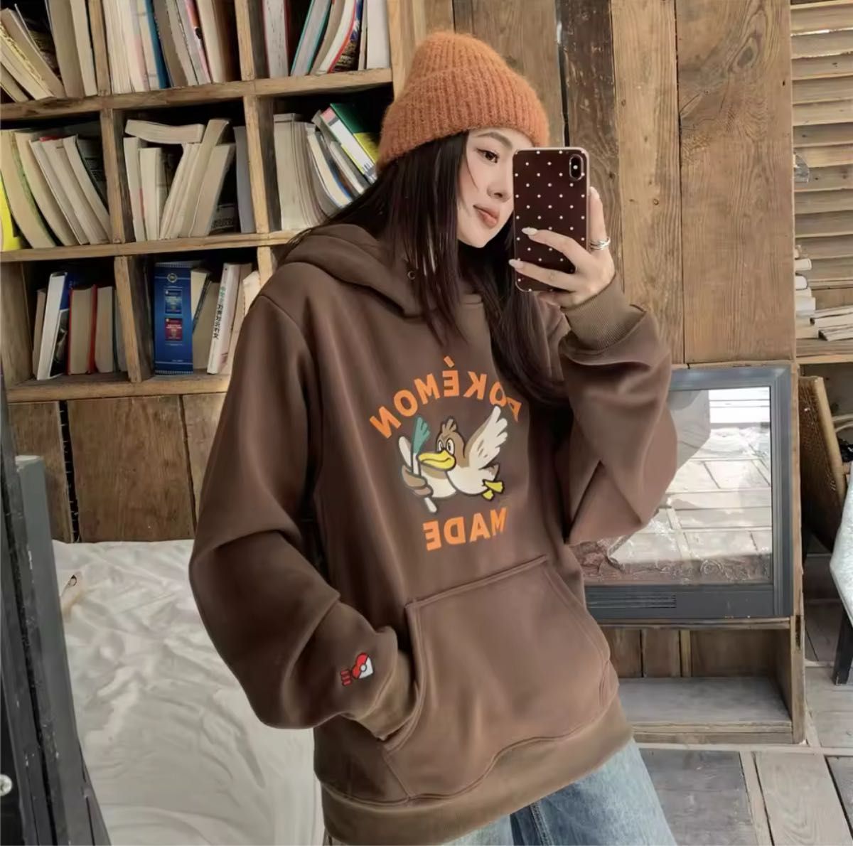 HUMAN MADE POKEMON MADE カモネギ ブラウン パーカー Mサイズ｜Yahoo