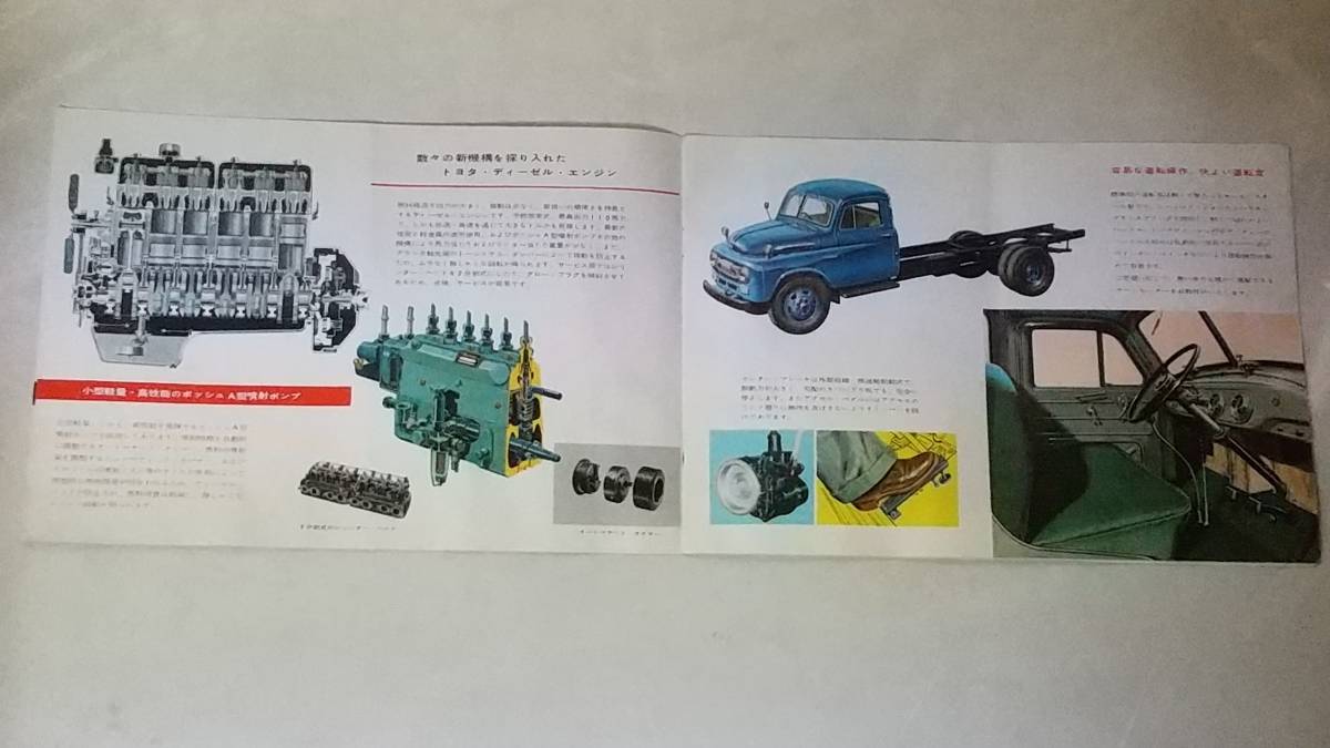 昭和レトロ　トヨタ　ディーゼルトラック　カタログ　タンクローリー　ステーキトラック　ダンプトラック_画像3