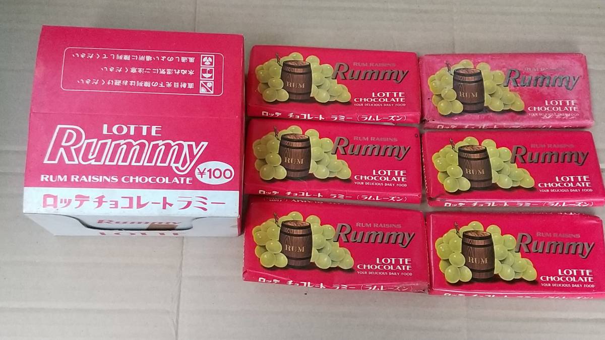 昭和レトロ　ロッテチョコレート　ラミー　空箱セット_画像2