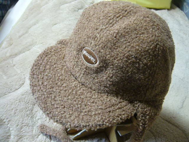 Whoopee キャップ 帽子 ぼうし サイズ54㎝　二層構造で暖かい 耳あて　家庭保管品　未使用_画像1