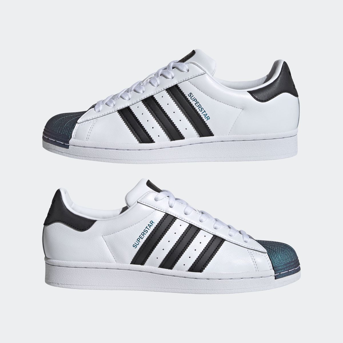新品 adidas Originals アディダス オリジナルス スーパースター Superstar 27.5cm 白 ホワイト スニーカー 靴 シューズ レザー ローカット_画像3