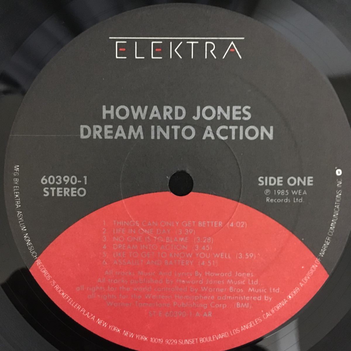 LP HOWARD JONES / DREAM INTO ACTION