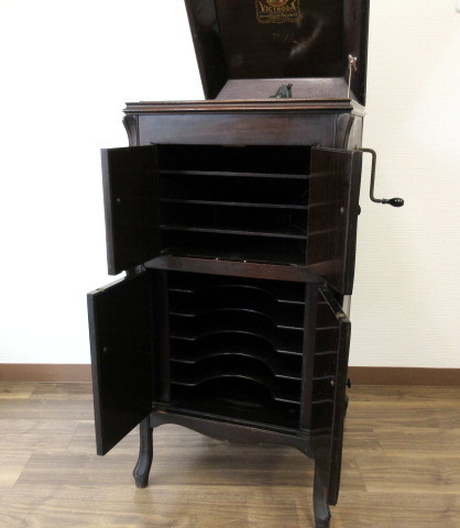 【公式ショップ】 VICTROLA ビクター Victor 動作確認済 USA フロア VV-80 1904年 本体
