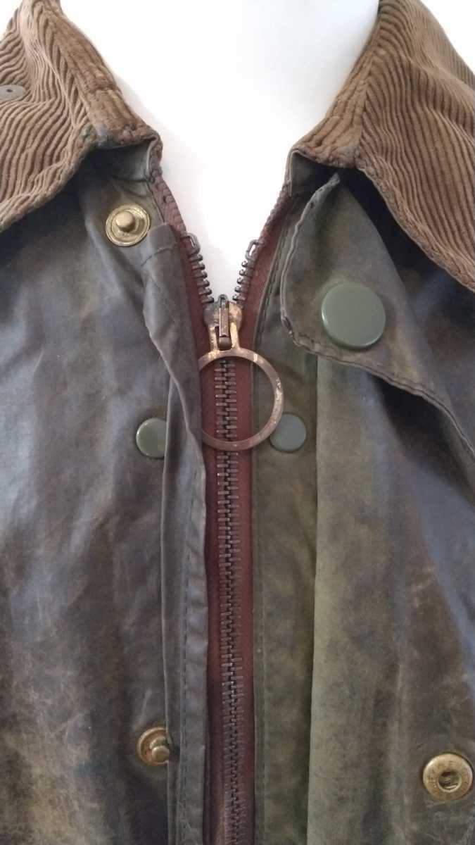 レア 1クレスト barbour バブアー gamefair オリーブ C36相当_画像1