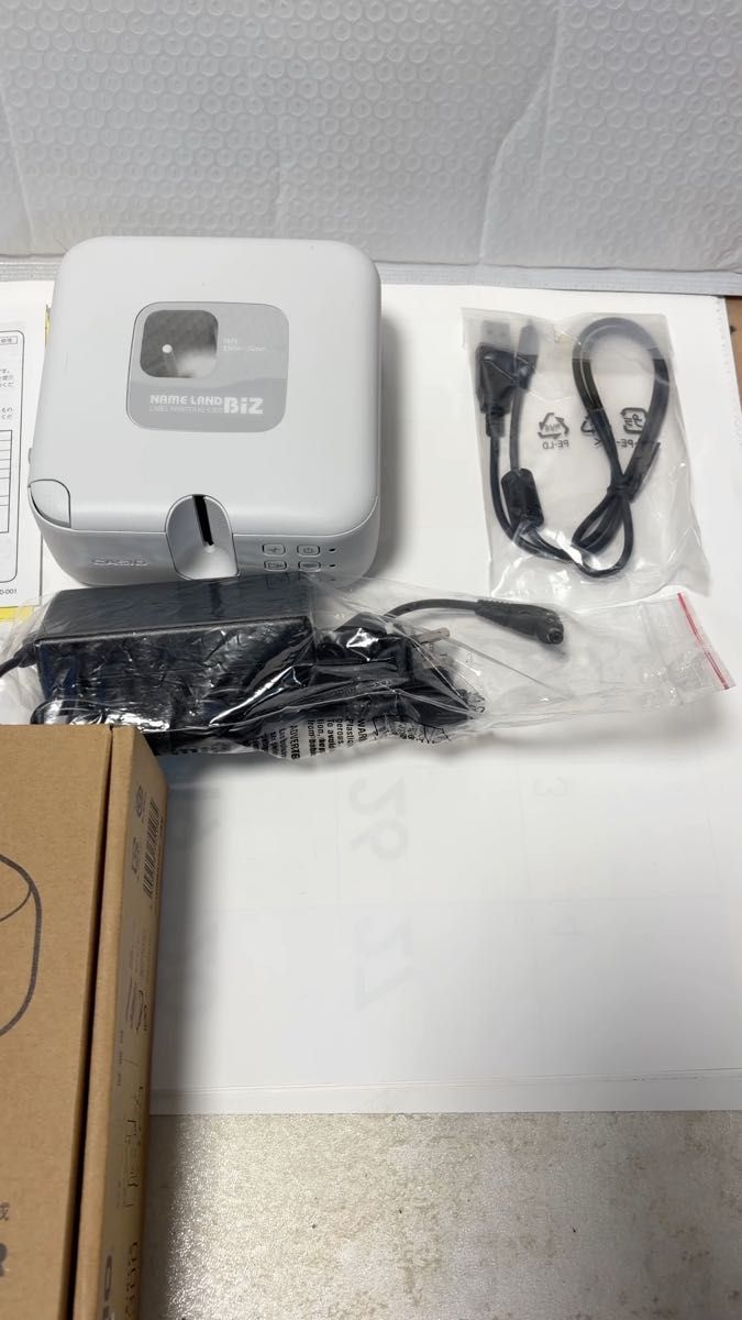 カシオ CASIO ラベルライター ネームランドBIZ PC&スマホ接続モデル KL-E300　綺麗